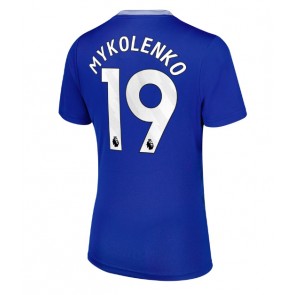 Everton Vitaliy Mykolenko #19 Replika Hjemmebanetrøje Dame 2024-25 Kortærmet